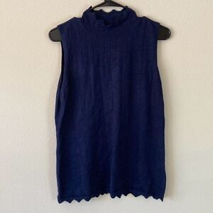 Devotion by Cyrus Sleeveless Sweater‎ Top Size Medium (J6)
